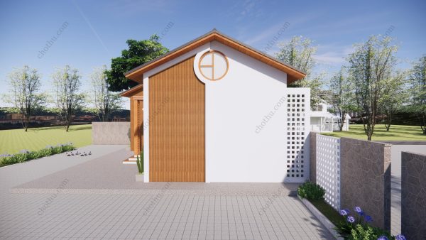 Mẫu nhà mái Thái đơn giản, tiết kiệm diện tích 10x12m - V612 - Hình ảnh 5