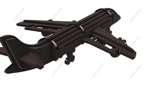 Máy bay Boeing 747 Mô hình 3D DIY Bộ quà tặng bằng gỗ cắt laser thủ công – Mô hình 3D - Hình ảnh 6