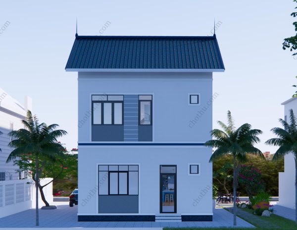 Nhà mái Thái chữ L 2 tầng tiện nghi diện tích: 7,5x13,6m - V418 - Hình ảnh 6