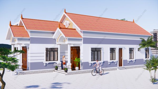 Nhà cấp 4 mái Thái giá rẻ cho mọi gia đình diện tích: 7.6x21.1m - V426 - Hình ảnh 6