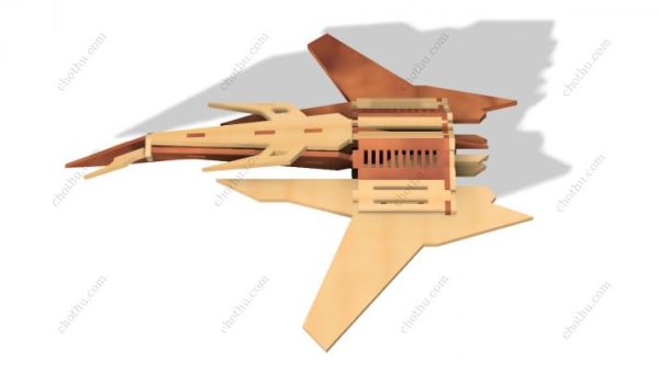 Star of War II – Mô hình 3D tệp cắt bằng laser - Hình ảnh 5
