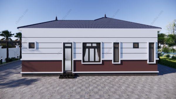 Nhà cấp 4 mái Nhật diện tích 13,3x18m - V754 - Hình ảnh 6