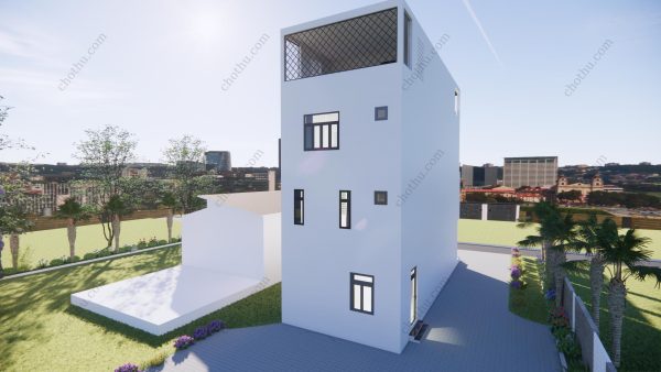 Mẫu nhà ống 3 tầng hiện đại, thông thoáng diện tích: 6.4x16.5m - V521 - Hình ảnh 6