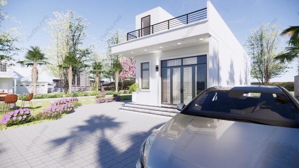 Nhà cấp 4 mái bằng vừa tiện nghi vừa rẻ diện tích: 7x15m - V526 - Hình ảnh 6