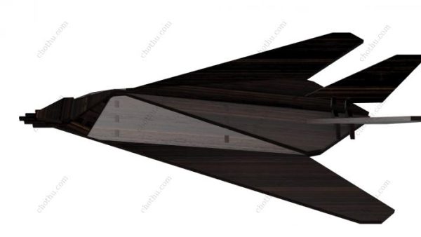 Mô hình máy bay chiến đấu tàng hình Lockheed F-117 Nighthawk - Mô hình 3D - Hình ảnh 5