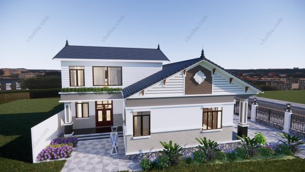 Nhà cấp 4 mái Thái đơn giản, đầy đủ nội thất diện tích: 10x15m - V596 - Hình ảnh 6