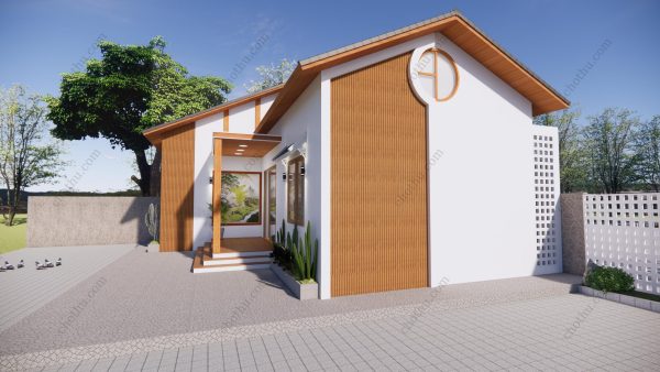 Mẫu nhà mái Thái đơn giản, tiết kiệm diện tích 10x12m - V612 - Hình ảnh 6