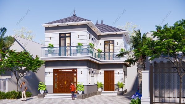 Nhà 2 tầng mái Nhật đang được ưa chuộng hiện nay diện tích: 7.9x12m - V817 - Hình ảnh 6