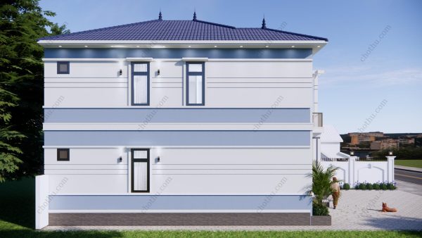 Mẫu nhà 2 tầng mái Nhật diện tích: 8.3x12.6m - V826 - Hình ảnh 6