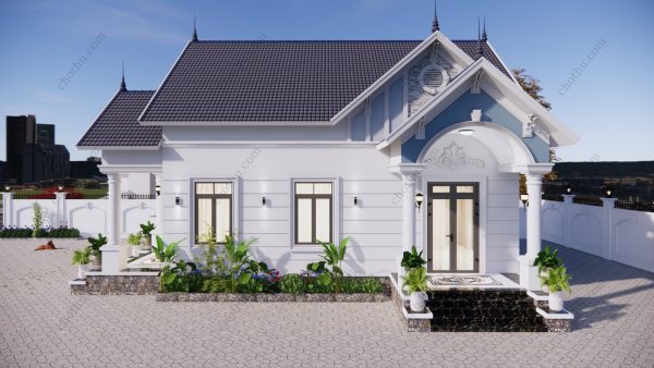 Nhà cấp 4 mái Thái, 3 phòng ngủ, diện tích 8,4x11,4m -V838 - Hình ảnh 6