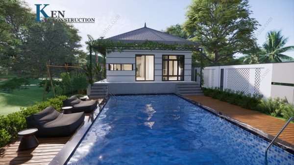 Nhà cấp 4 mái Nhật diện tích: 7.8x18.5m - V662 - Hình ảnh 6