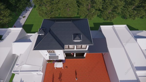 Nhà 2 tầng mái Nhật Bản diện tích 11,5x9,5m - - Hình ảnh 5