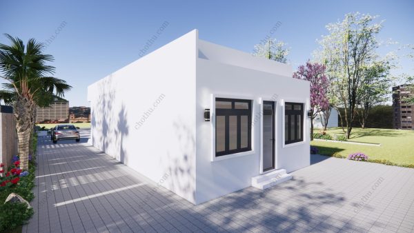 Nhà cấp 4 mái bằng vừa tiện nghi vừa rẻ diện tích: 7x15m - V526 - Hình ảnh 7