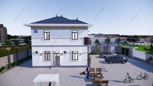 Nhà 2 tầng hiện đại đẹp mái Nhật diện tích: 8x10.5m - V575 - Hình ảnh 7