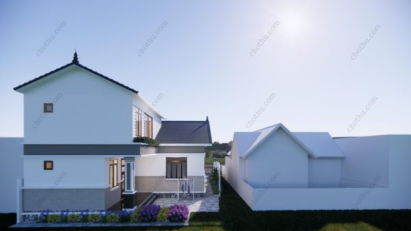 Nhà cấp 4 mái Thái đơn giản, đầy đủ nội thất diện tích: 10x15m - V596 - Hình ảnh 7