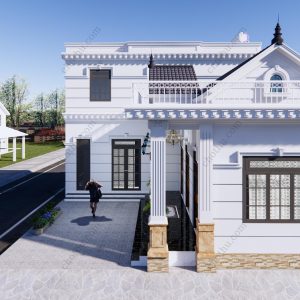 Mẫu nhà mái Thái diện tích: 10x11m - V664