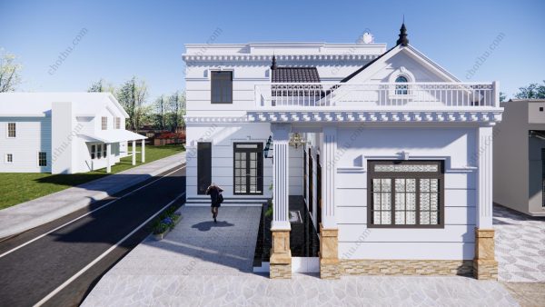Mẫu nhà mái Thái diện tích: 10x11m - V664