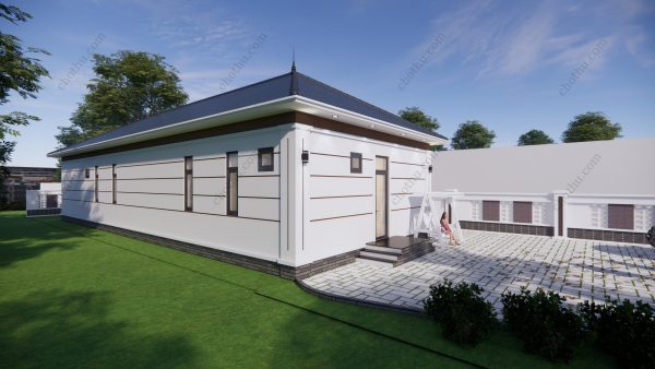 Nhà cấp 4 mái Nhật, 5 phòng ngủ, diện tích diện tích: 8x20,5m - V875 - Hình ảnh 7