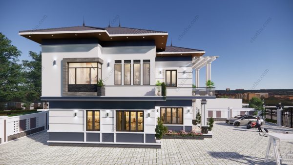 Nhà 2 tầng mái Nhật diện tích: 9,6x12,7m - V731 - Hình ảnh 7