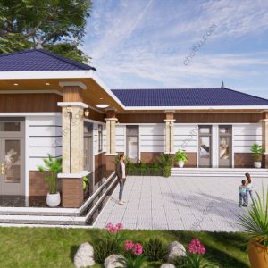Nhà chữ L 4 tầng đẹp và hấp dẫn diện tích: 10.3x15.1m - V419