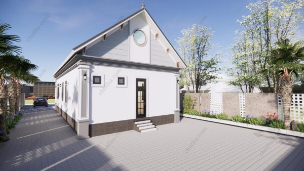 Nhà cáp treo 4 mái Thái đẹp, giá rẻ không thể bỏ qua 7.8x16m - V590 - Hình ảnh 7
