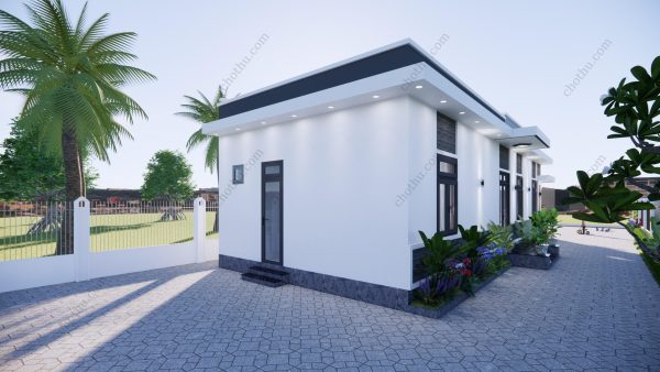 Nhà cấp 4 mái bằng diện tích: 6,9x16,4m - V686 - Hình ảnh 7