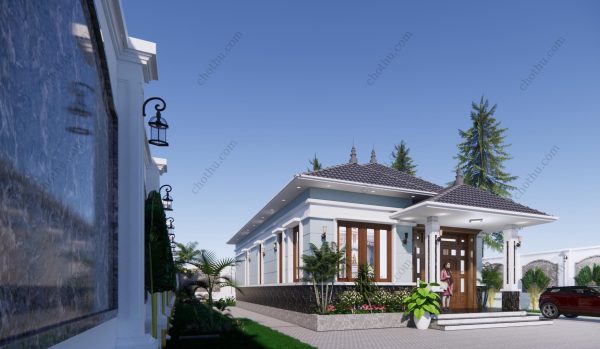 Nhà cấp 4 đẹp ấn tượng với mái Nhật diện tích: 8x14,5m - V386 - Hình ảnh 8