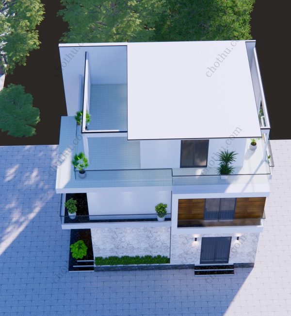 Mẫu nhà 3 tầng hiện đại diện tích: 8x10m - V409 - Hình ảnh 8