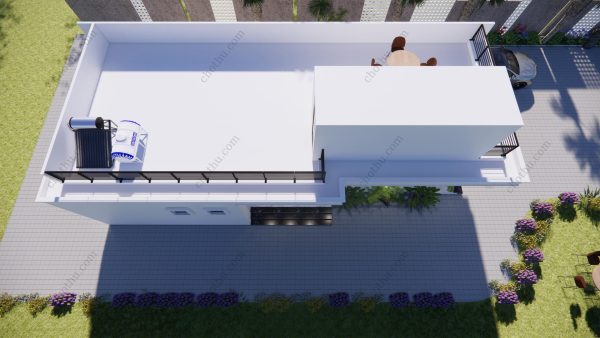 Nhà cấp 4 mái bằng vừa tiện nghi vừa rẻ diện tích: 7x15m - V526 - Hình ảnh 8