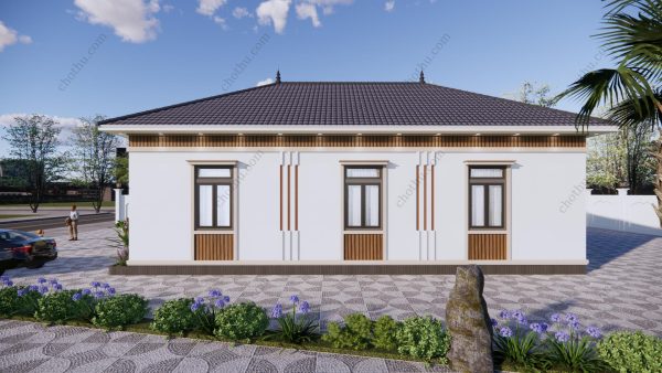 Nhà cấp 4 mái Nhật diện tích 12x13,4m - V712 - Hình ảnh 8