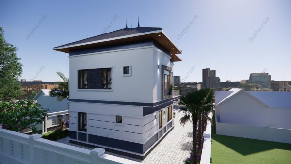 Nhà 2 tầng mái Nhật diện tích: 9,6x12,7m - V731 - Hình ảnh 8