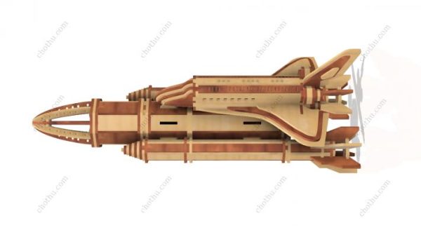 Tàu con thoi Apollo – Tệp cắt laser SVG - Hình ảnh 6