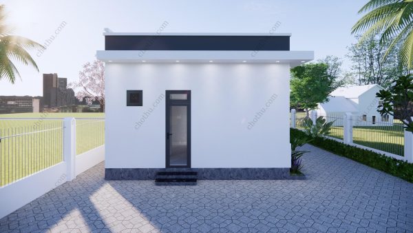 Nhà cấp 4 mái bằng diện tích: 6,9x16,4m - V686 - Hình ảnh 8