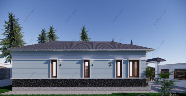 Nhà cấp 4 đẹp ấn tượng với mái Nhật diện tích: 8x14,5m - V386 - Hình ảnh 9