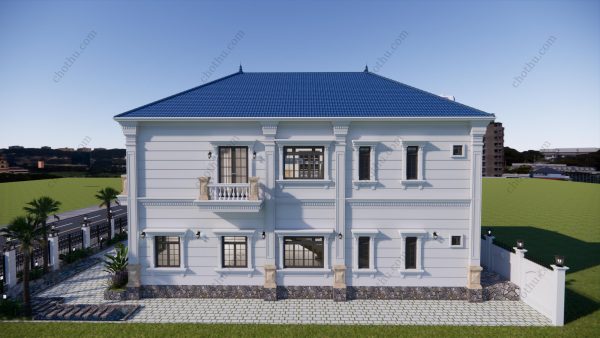 Nhà 2 tầng mái Nhật tân cổ điển đẹp diện tích: 10x18m - V588 - Hình ảnh 9
