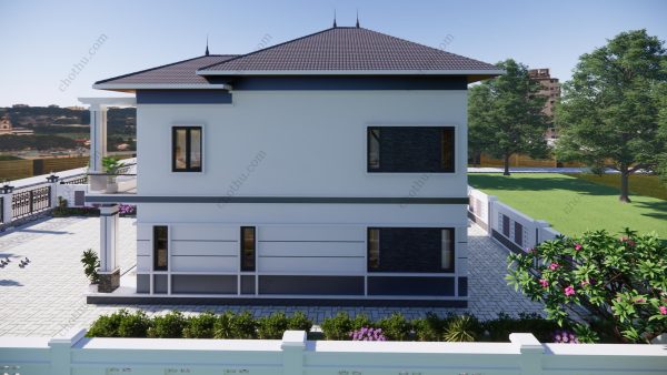 Nhà 2 tầng mái Nhật diện tích: 9,6x12,7m - V731 - Hình ảnh 9