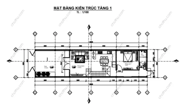 Nhà phố 3 tầng hiện đại diện tích: 5x20m - V815 - Hình ảnh 9