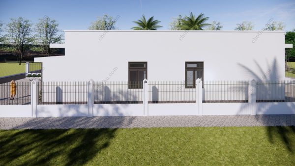Nhà cấp 4 mái bằng diện tích: 6,9x16,4m - V686 - Hình ảnh 9