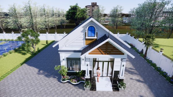 Nhà cấp 4 mái Thái diện tích: 7,8x13,4m - V745 - Hình ảnh 9