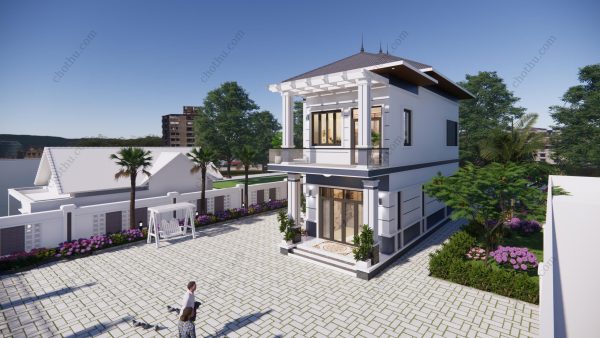 Nhà 2 tầng mái Nhật diện tích: 9,6x12,7m - V731 - Hình ảnh 10