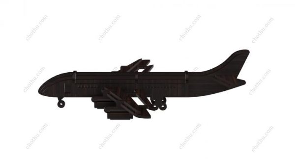 Máy bay Boeing 747 Mô hình 3D DIY Bộ quà tặng bằng gỗ cắt laser thủ công – Mô hình 3D - Hình ảnh 7