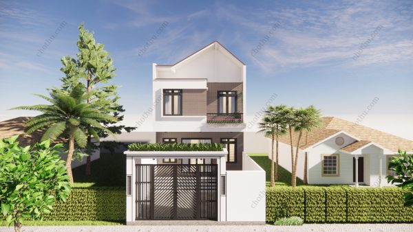 Nhà 2 tầng mái tôn đẹp và hấp dẫn nhất hiện nay diện tích: 7x12m - V560