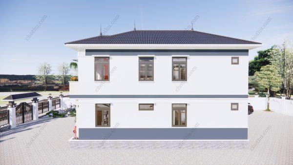 Nhà 2 tầng mái Nhật diện tích: 6,84x13,3m - V656 - Hình ảnh 8