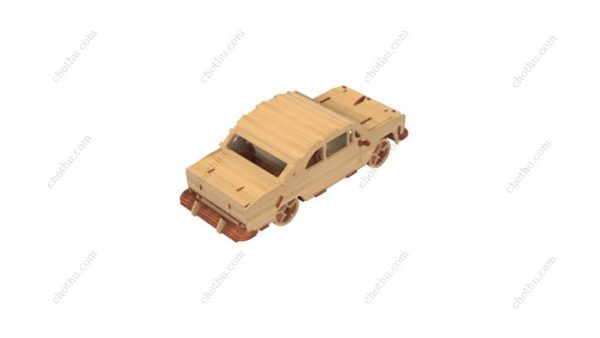 Thiết kế gỗ dán 3D cắt laser cho xe hơi - Mô hình 3D