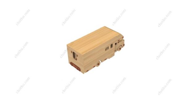 Mô hình xe Van Camper – Mô Hình Cắt Laser 3D - Hình ảnh 5