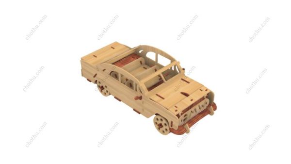 Mô hình xe mui trần – Mô hình cắt Laser 3D - Hình ảnh 5