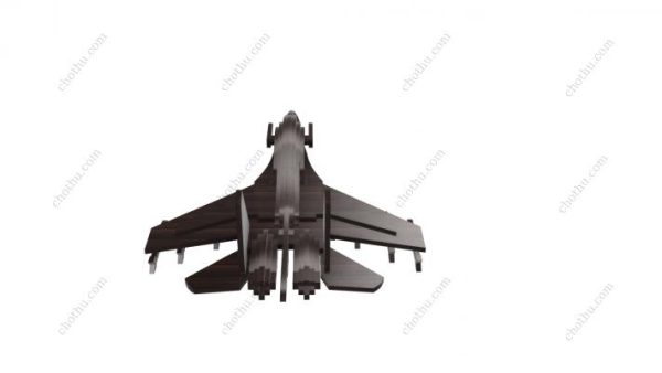 Máy bay chiến đấu SU 35 – Tệp kỹ thuật số đồ chơi để cắt laser - Hình ảnh 8