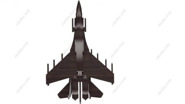 Máy bay chiến đấu SU 35 – Tệp kỹ thuật số đồ chơi để cắt laser - Hình ảnh 9