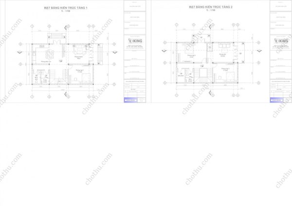 Mẫu nhà mái Thái 2 tầng 3 phòng ngủ diện tích: 8x12m - V617 - Hình ảnh 8