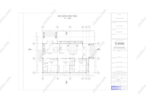Nhà cấp 4 mái Thái, 3 phòng ngủ, diện tích 8,4x11,4m -V838 - Hình ảnh 10